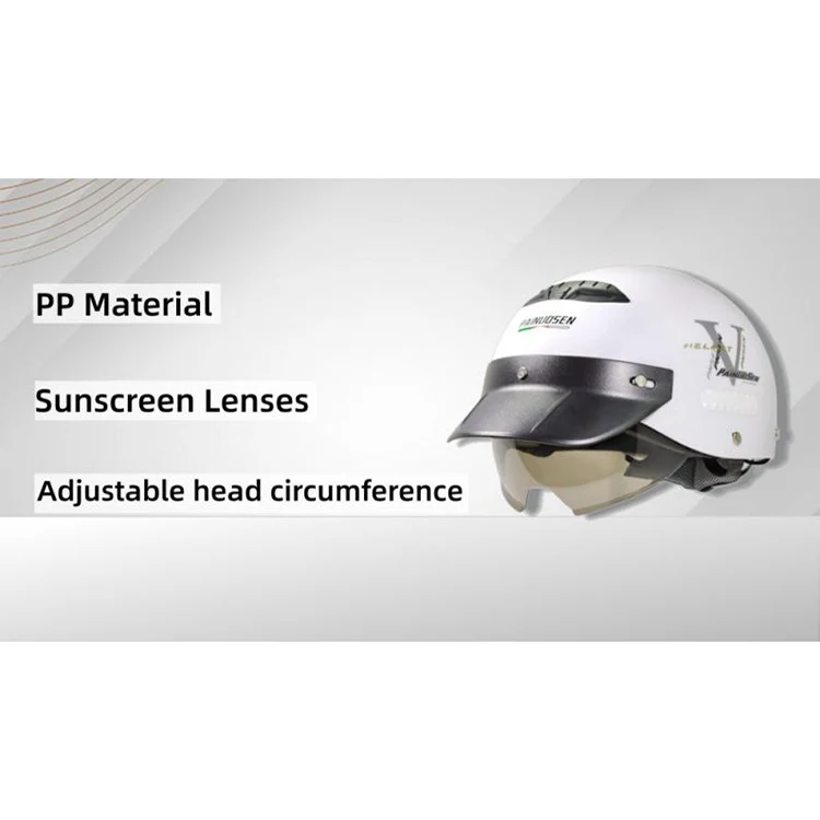 PP motorfiets halve helm